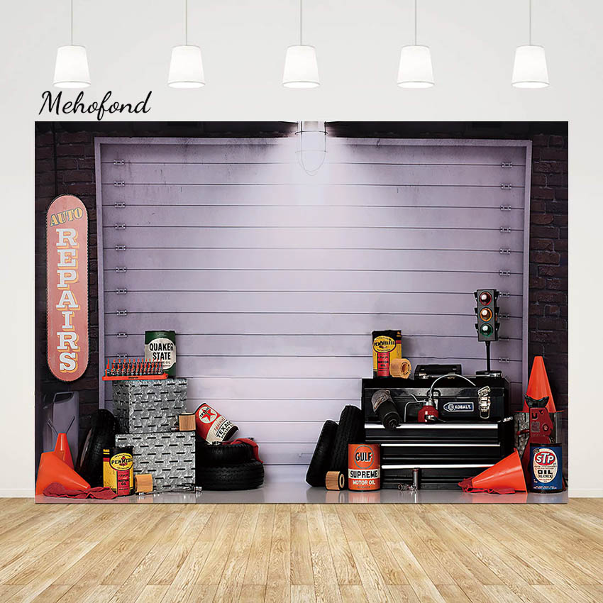Workshop Tools Photos - Mehofond Auto Repareert Garage Fotografie Achtergrond