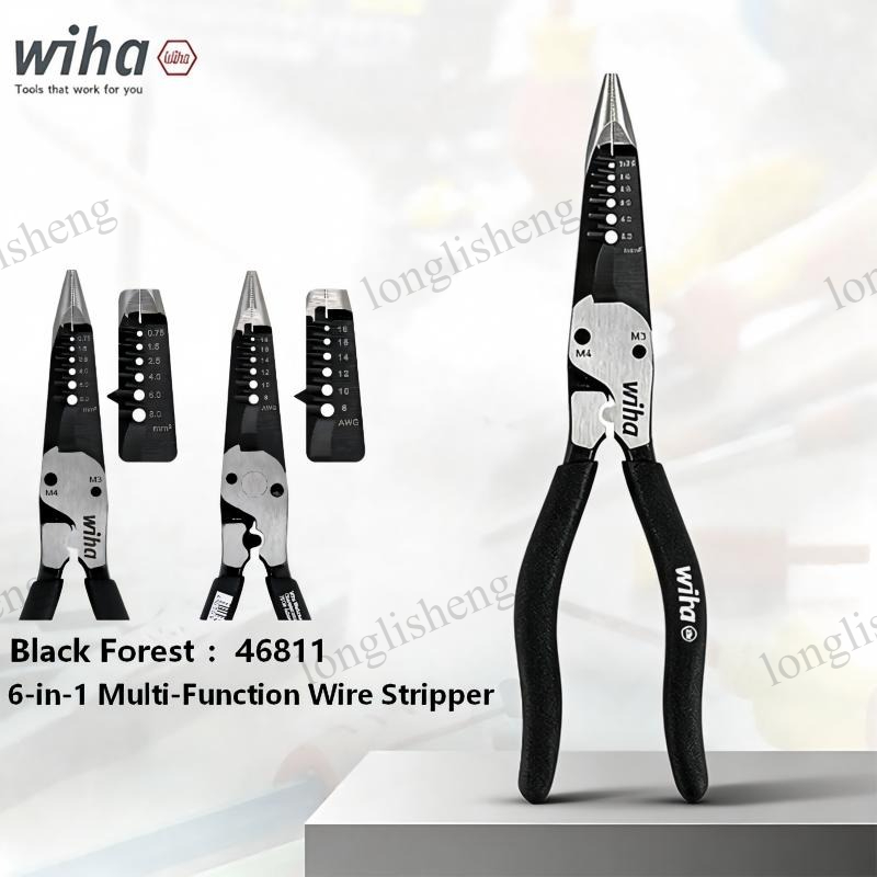 Tools Vn - Wiha 46811 BlackForest 200mm 6-in-1 punttang