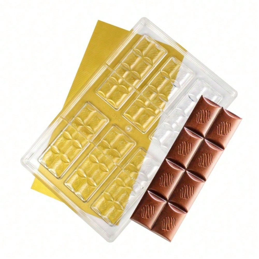 Workshop Use Tools - Plaid chocoladevorm, transparant plastic bakgereedschap voor