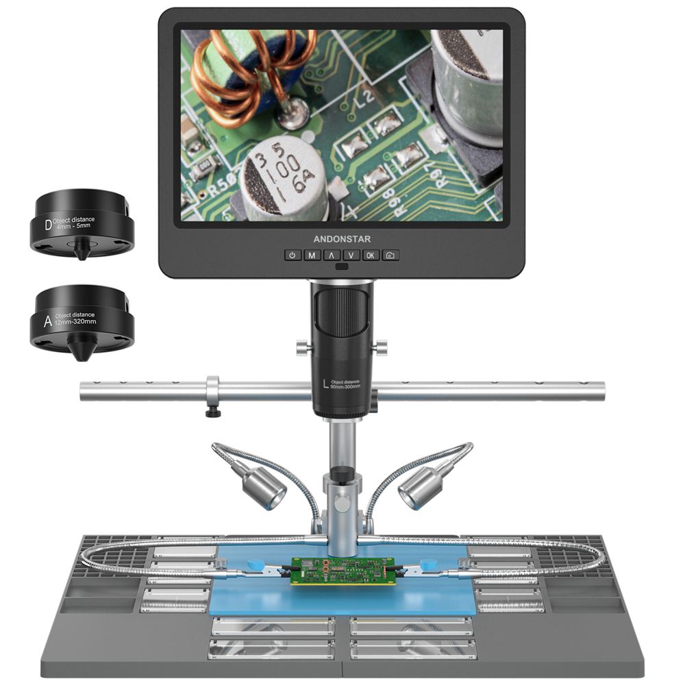 Tools For Electronic Workshop - Andonstar Trinoculaire HDMI USB Digitale Microscoop