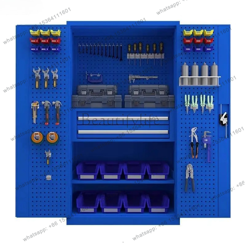 Workshop Tools And Safety - Gereedschapskast Werkplaatsbeslag Gereedschapskist Dubbele deur Fabriekskluis