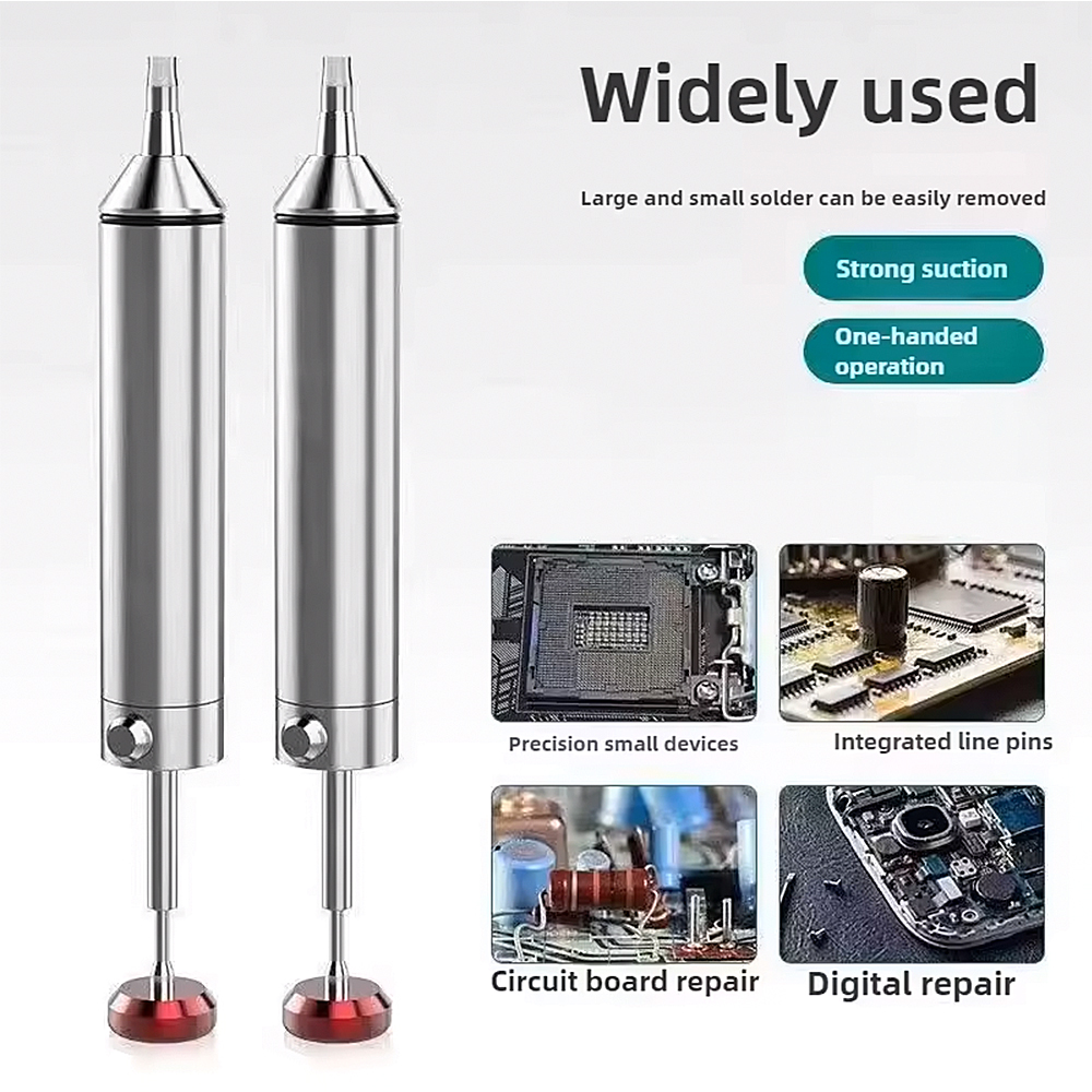 Tools For Electronic Workshop - Aluminium desoldeerpomp Zuig-tinpistool Soldeerzuiger Pen Krachtig