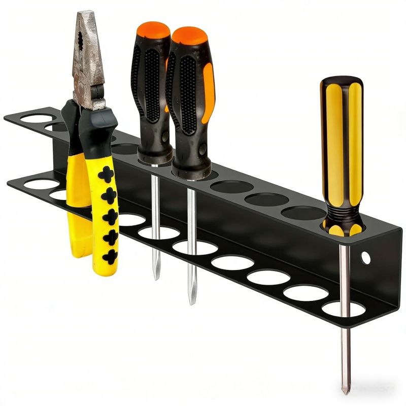 Workshop Use Tools - 14-delige wandmontage anti-roest gereedschapsopbergplank voor thuis