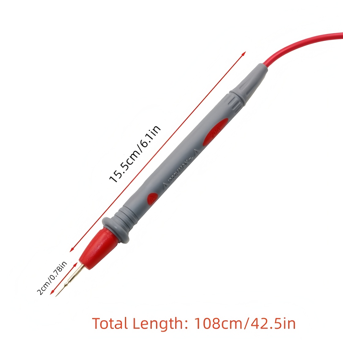 1 paar Multimeter Meetsnoeren  - Tools For Electronic Workshop recensie en prijs
