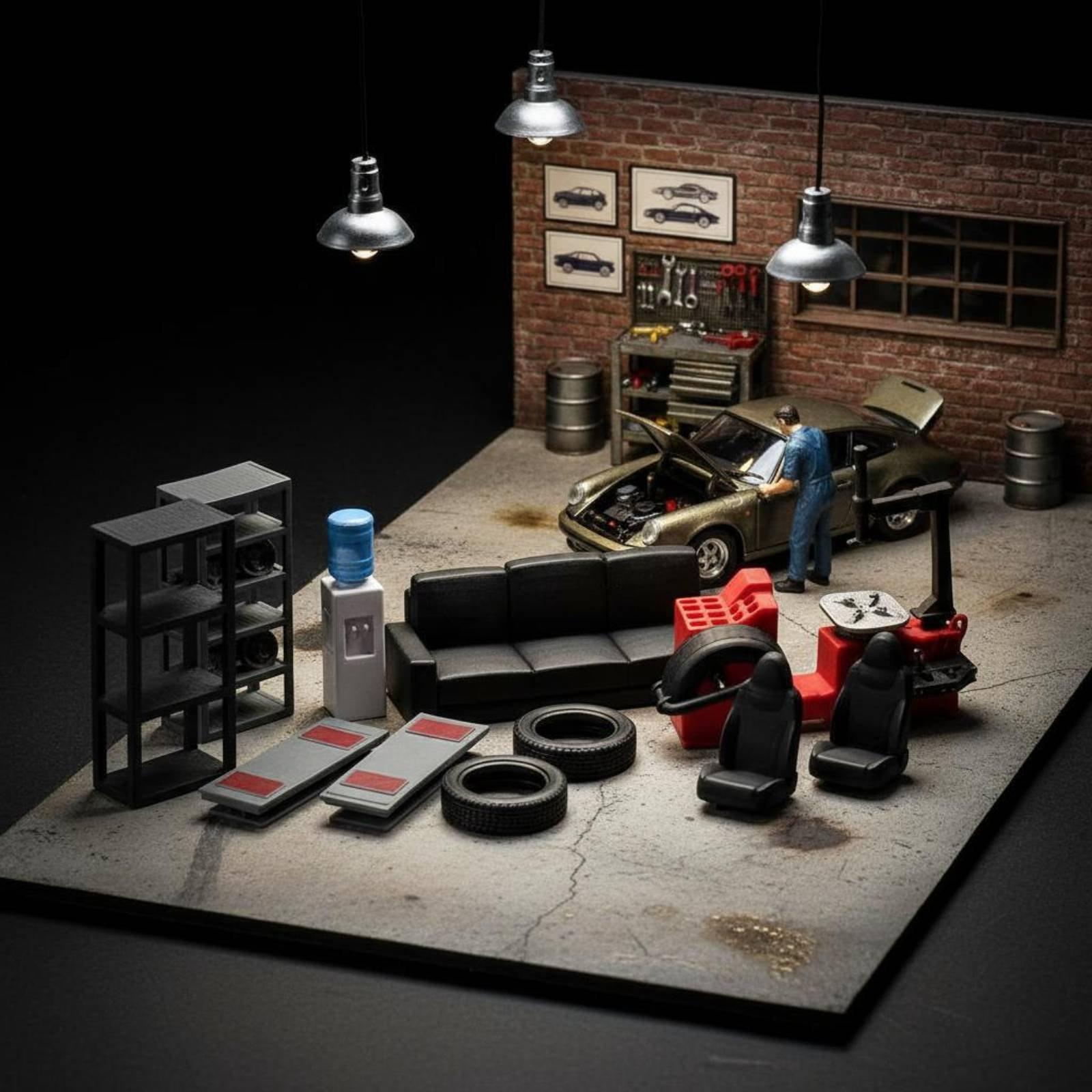 1 64 miniatuur gereedschapsset - Workshop Tools Photos recensie en prijs