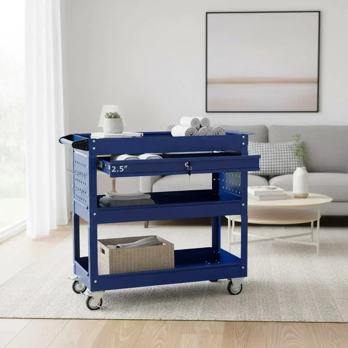 3-laags gereedschapswagen met  - Tools For Garage Workshop recensie en prijs
