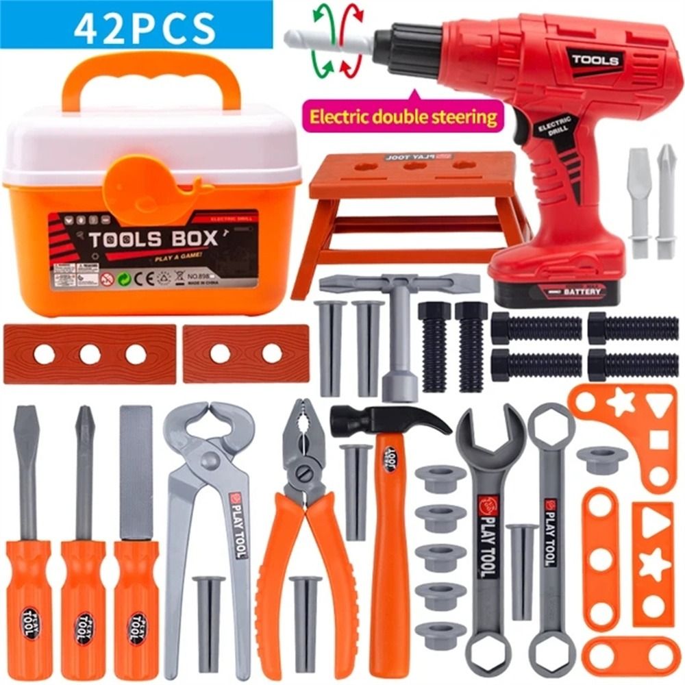 Elektrische speelgoedboormachi - Workshop Tools Toy recensie en prijs
