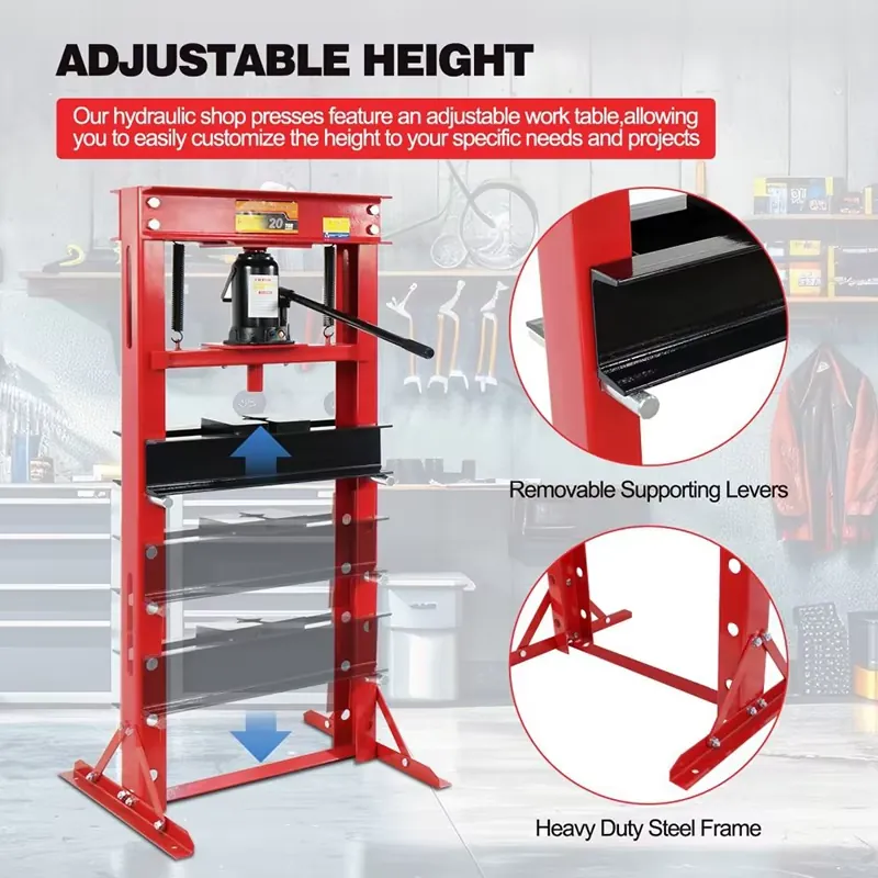 20 Ton H-frame hydraulische we - Workshop Tools Used recensie en prijs